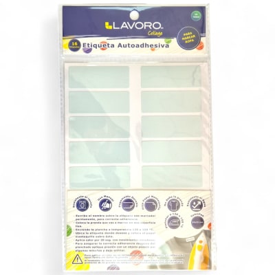 Etiqueta autoadhesiva para marcar  ropa  Lavoro1