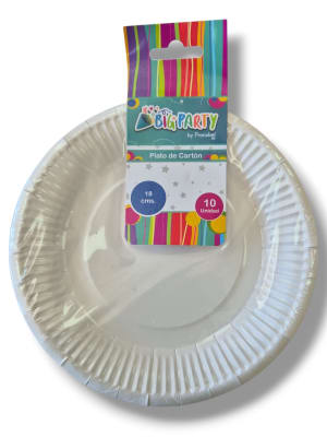 Plato carton 18cm x10 un. Big Party
