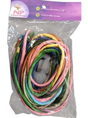 Papel Choclo x10 tiras 1mts colores Surtidos