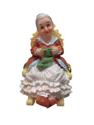 Figura Abuela Sentada Tejiendo / Abuelo Leyendo