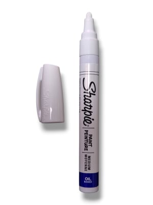 Marcador Sharpie Oleo Blanco1