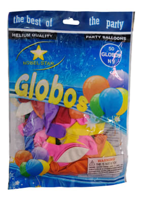 Globos Surtidos 50 Unidades