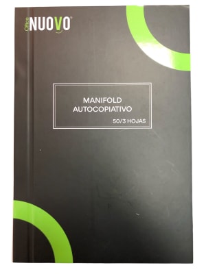 Libro Manifold Triplicado 50 Hojas Nuovo