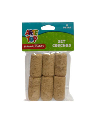 Set Corchos x6 Arte Top