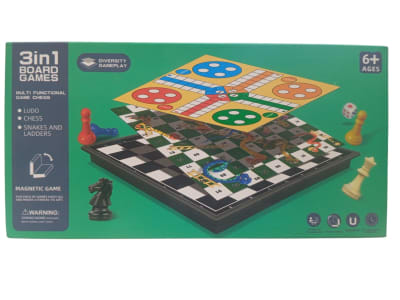 Juego de Mesa Magnético 3 en 1