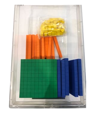 Bloques Base 10 Singapur 121 Piezas+ Caja