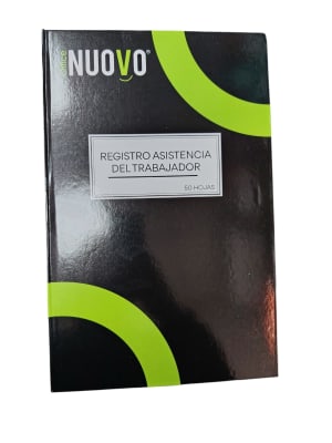 Libro asistencia 50  hojas NUOVO