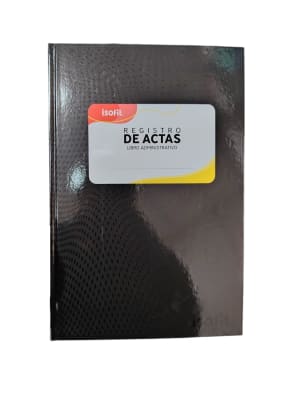 Libro De Actas 50 Hojas Isofit