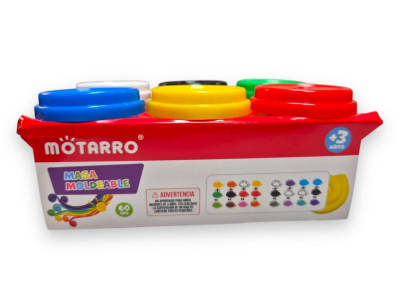 Masa Moldeable 6 Colores Foamy Tapa Diseño1