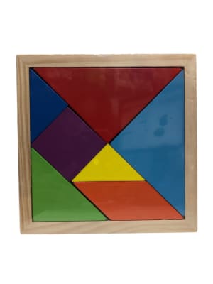 Tangrama Madera 18x18 cm