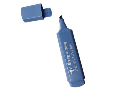 Marcador Pastel Faber-castell Azul1