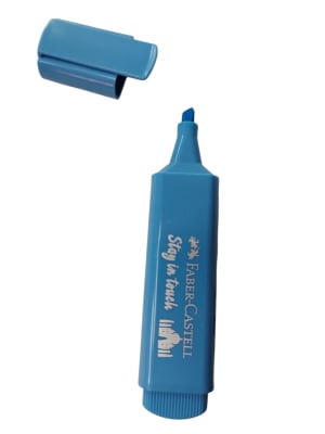Marcador Pastel Faber-Castell Celeste
