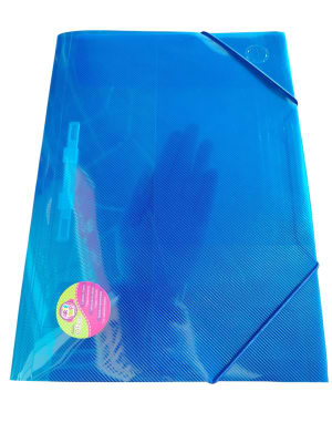 Carpeta Plástica Acoclip/Elástico Oficio ARTE TOP