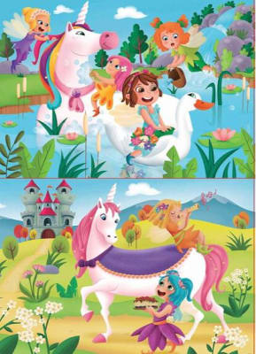 Puzzle Unicornios & Hadas 20 pcs1