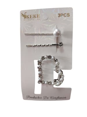 Pinches Corazon Dorados/ Plateados