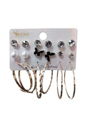 Set Aros Y Pendientes