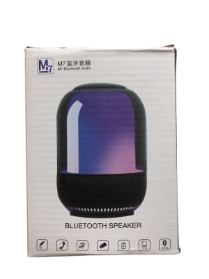 Parlante Bluetooth Sanag M7 Negro con Luz LED1