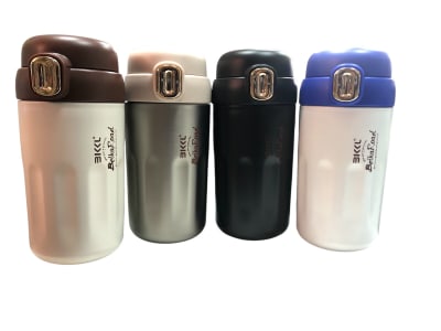 Taza Térmica Portátil con Botón de Seguridad1