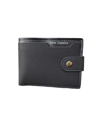 Billetera Hombre Broche Eco Cuero