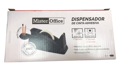 Dispensador Cinta Adhesiva Con Porta Lapices Mister Office