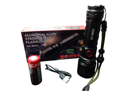 Linterna LED Recargable XA-B603 Alta Potencia