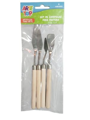 Set Espátulas Para Pintura Arte Top