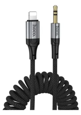 Cable Auxiliar Lightning Negro Hoco UPA33A