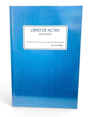 Libro Actas 200 hojas Lavoro