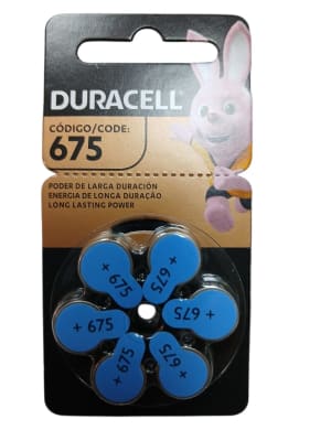 Pila Audiologia Duracell 675 x6