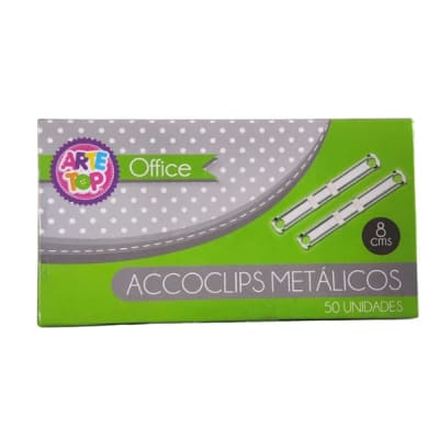 Accoclip Plástico Blanco 50 unid. Arte Top1