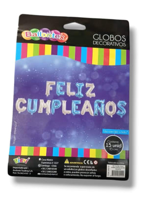 Globo Helio Feliz Cumpleaños1
