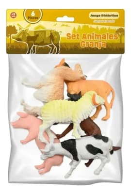 Set Animales Granja 6 PCS