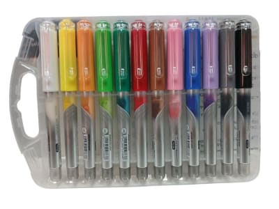 Marcador Acrilico Punta Pincel 12 Colores Beifa
