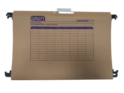 Carpeta colgante + visor Colón