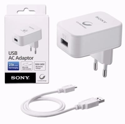 Cargador Micro USB Sony 2.1A Cargador Micro USB Sony 2.1A