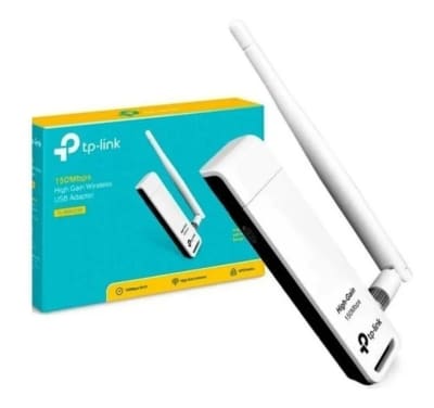 Adaptador WiFi inalámbrico TP-Link TL-WN722N Adaptador WiFi inalámbrico TP-Link TL-WN722N