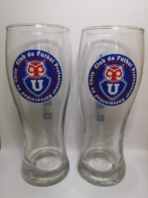 Set vasos cerveceros U de Chile Set vasos cerveceros U de Chile