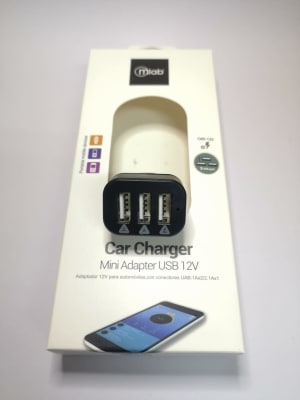 Adaptador Auto 3 USB mlab Adaptador Auto 3 USB mlab