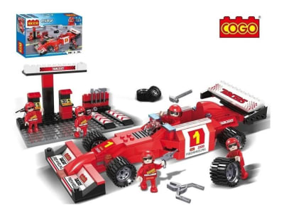 Bloque Cogo 218 PCS Auto Carrera Bloque Cogo 218 PCS Auto Carrera