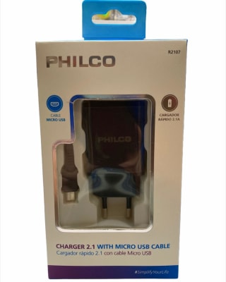 Cargador Philco Micro USB SEC R2107