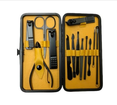 Set Manicure Negro 18 pcs