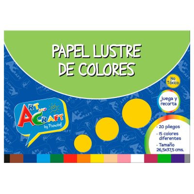 Sobre Papel Lustre  Art & Craft