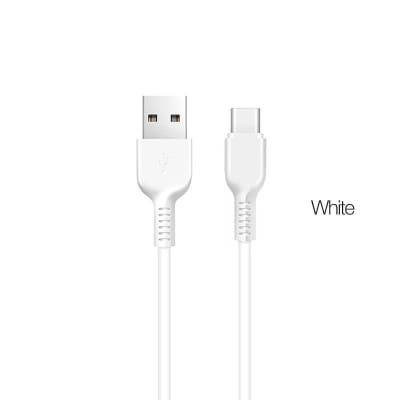 Cable Tipo C Hoco Blanco 3 metros Cable Tipo C Hoco Blanco 3 metros