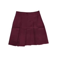 Falda Escolar Burdeo