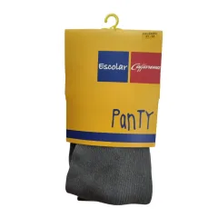 Panty acanalada gris
