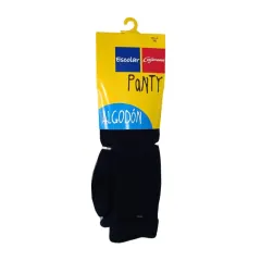 Panty acanalada algodon azul