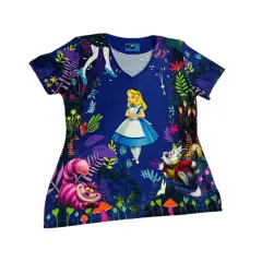 Top clinico Alicia CAPS azul rey