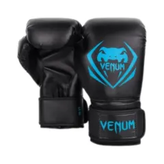 Guante boxeo VENUM CONTENDER BLACK/CYAN