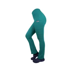 Calza spandex 2 bolsillos TURQUESA