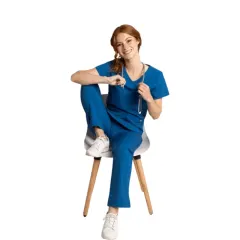 Top clinico antifluidos WONDER SCORPI azul rey